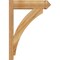 Ekena Millwork Thorton Rough Sawn Arts and Crafts Outlooker, Western Red Cedar, 6"W x 20"D x 28"H OUT06X20X28THR03RWR - alternate 2